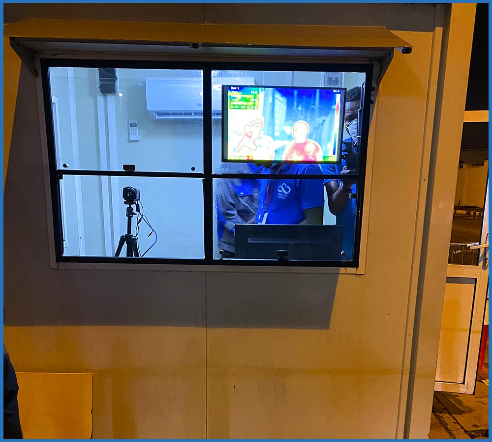 Installation de caméras thermiques — vue 5